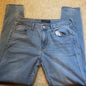 Aeropostale blue high rise jeans